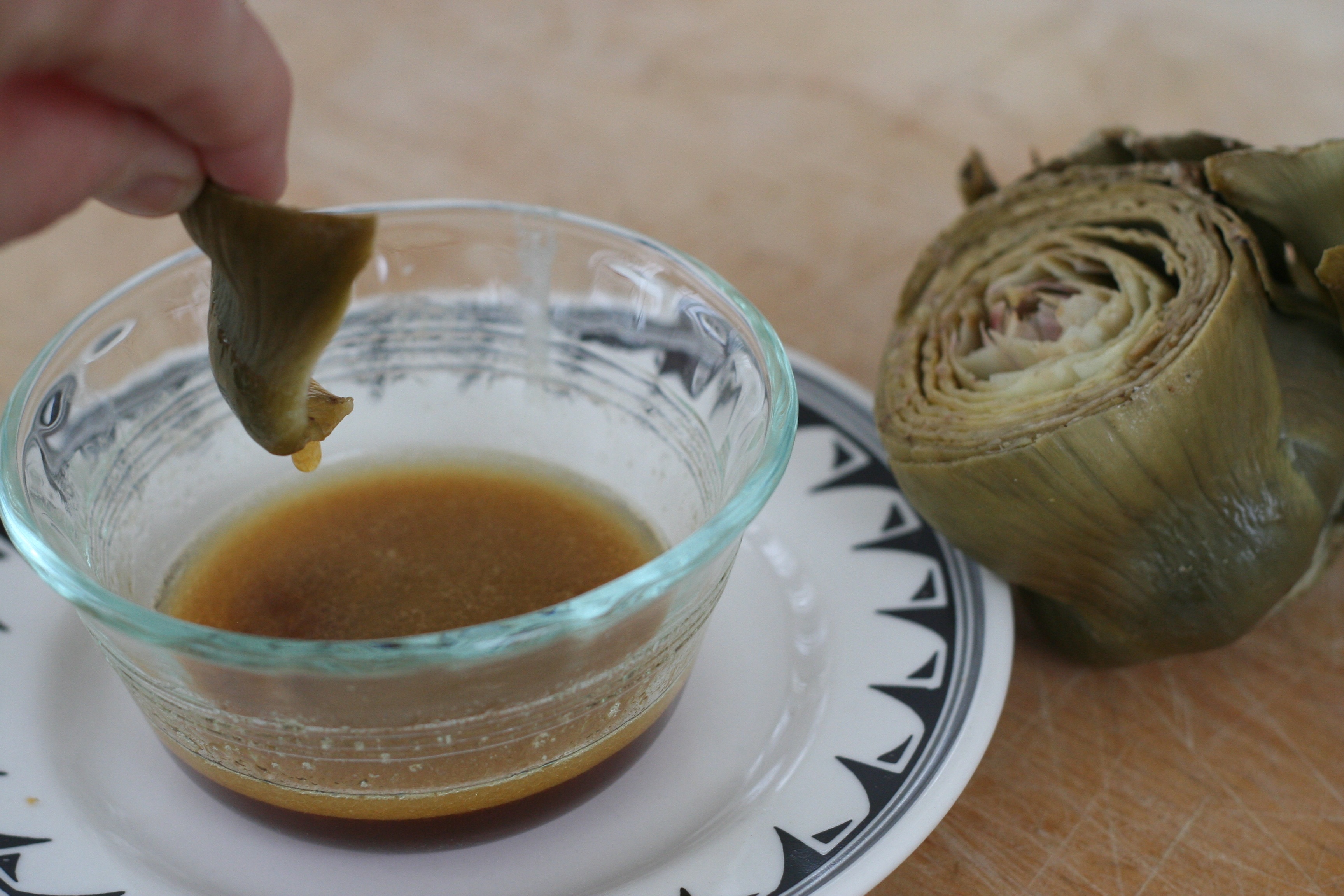 Simple Dipping Sauce for Artichokes | Cooking with Drew
