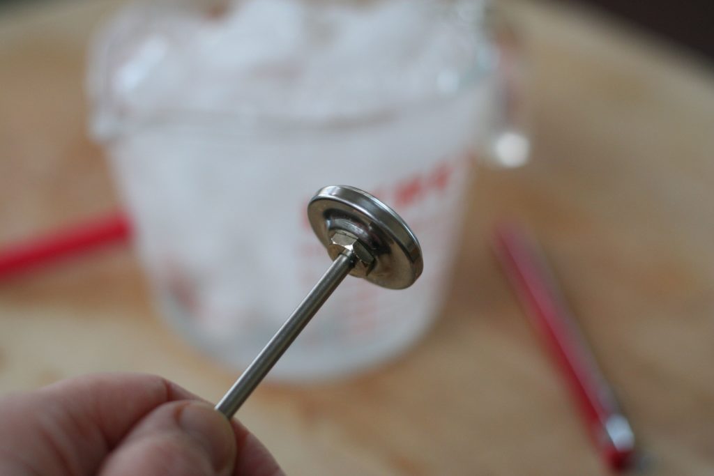 The Nut to Adjust a Thermometer
